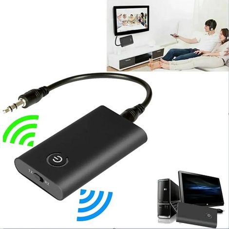 Trasmettitore Bluetooth 5.0 2 in 1: trasmettitore, ricevitore, trasmettitore audio wireless e adattatore da 3,5 mm (1/2)