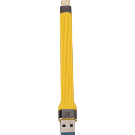 Câble USB A vers USB C court, portable, petit, flexible, FPC, charge rapide PD 100 W 5 A 10 Gbit/s (1/4)