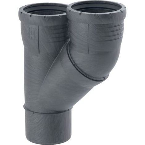 Geberit Silent-Pro Parallelabzweig 45°, DN 100 / 90, 393.551.14.1 (1/3)