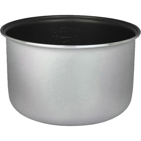 Revestimiento antiadherente de aleación de aluminio con estructura de panal para arroceras (2 l/3 l/4 l/5 l) – pieza de repuesto – color plata. (1/5)