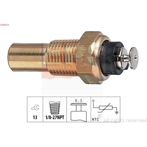 Sonde, température du liquide de refroidissement EPS 1.830.014 CHEVROLET