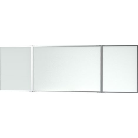 Mehrflächen-Whiteboard/ Klappbare Magnettafel für die Wand - lackierter Stahl - 90x120 cm