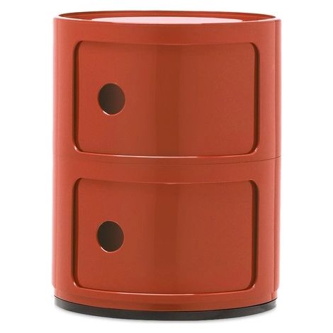 Componibile a 2 elementi in ABS a base tonda Orange Kartell 04966AM (1/2)
