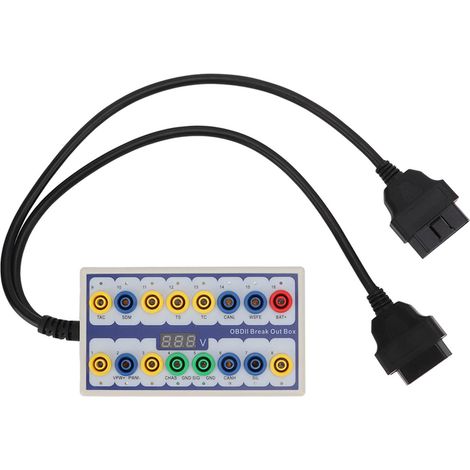 Kit de Diagnostic OBD2 avec Boîtier de Dérivation OBDII, Câble de Transmission Universel pour Voiture, Détecteur de Signal de Ligne OBD, Outil de Test Électronique Auto (1/5)
