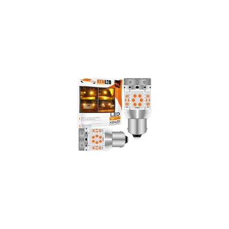 2x Ampoules XENLED V2.0 30 LED SS - P21W - CANBUS Performance - LED Orange - Compatible Clignotant (1/5)