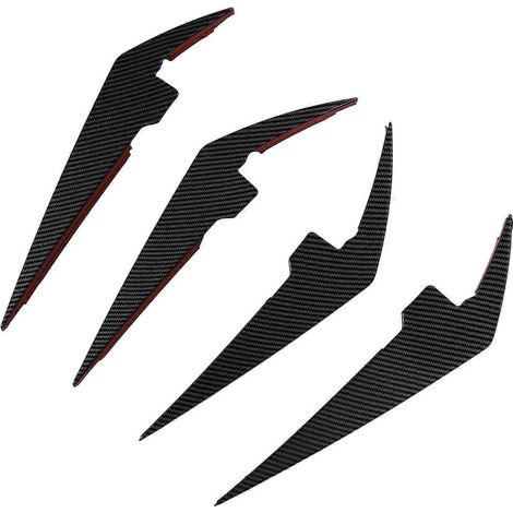 4 Stück Frontstoßstangen-Seitenteile (Canards) Splitter-Finnen Karosseriedekoration für 3er BMW G20 G21 LCI M Sport 20