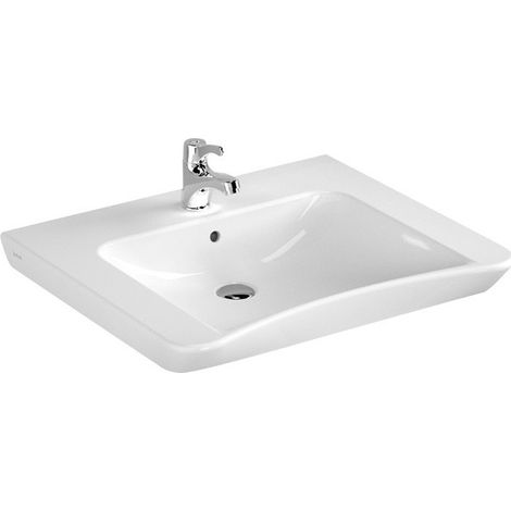 VitrA S20 lavabo 650x560 / 520mm HL mttg con foro Ü bianco