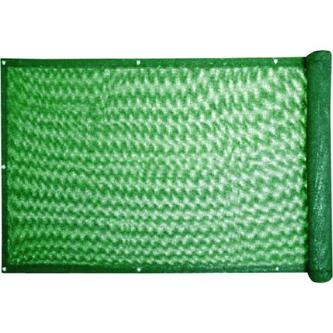 Rete Ombreggiante Per Balconi In Hdpe Verde - 160gr/mq - rotolo 6 mt - Altezza: cm 90