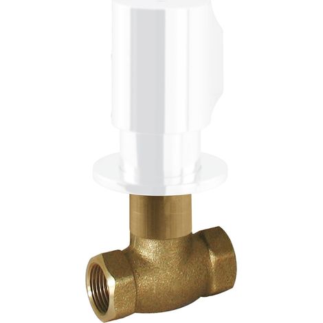 TRES 06151101BM Llave de Paso Empotrada Color Blanco Mate - ref: 06151101BM