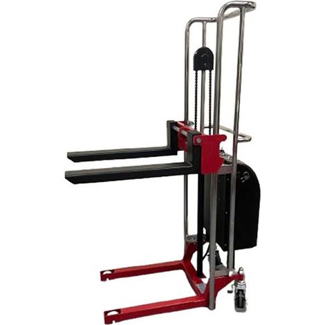 Mini impilatore elettroidraulico - Carico massimo 400 kg - Sollevamento massimo 1500 mm - 300288