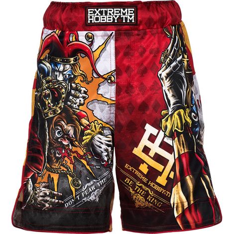 Grappling Kids Killer Cards 2 Shorts 140 Rot