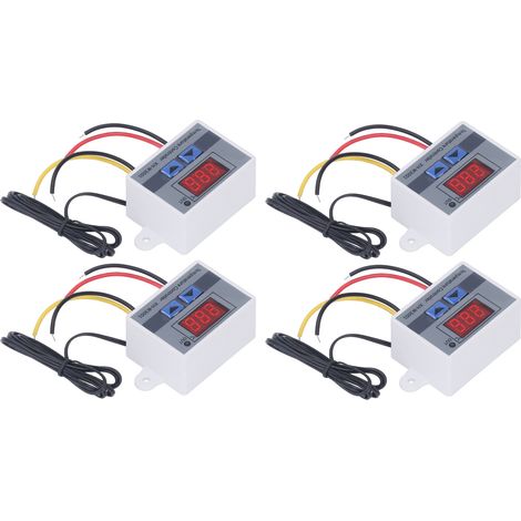 Module thermostat numérique LED 4 pièces pour chauffage et refroidissement, 12 V, 120 W (1/5)