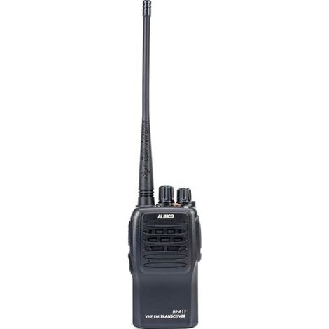 Alinco DJ-A11E Ricetrasmettitore VHF PMR civile analogico 128 canali 5W IP54