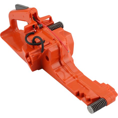 Poignée arrière réservoir carburant pour tronçonneuse Husqvarna 362 365 371 372, pièce de rechange compatible, accessoire moteur robuste, kit de fixation inclus. (1/5)