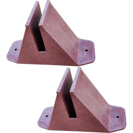 Socle de clôture de jardin PACKOVE avec trous de fixation en (1/5)