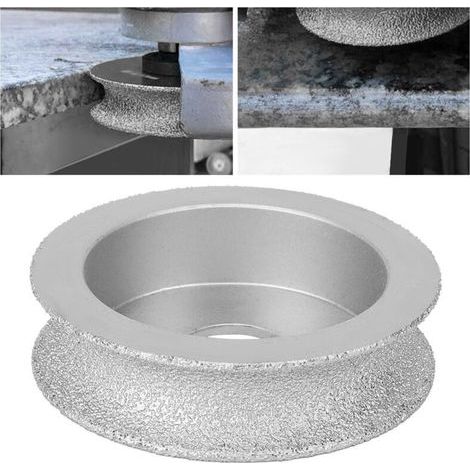 Mola diamantata brasata, resistente all'usura, per ceramica, vetro, granito e pietra artificiale (mola concava 1.5) (1/4)