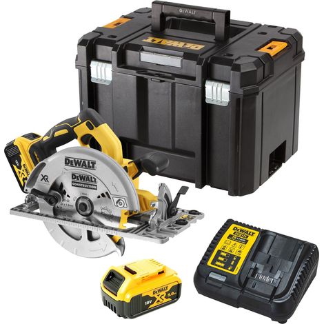 Dewalt DCS572P2 18v XR Brushless 184mm Circular Saw Guide Rail Base - 2 x5.0ah