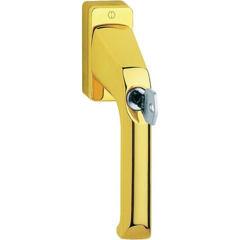 HOPPE® Fenstergriff absperrbar London M013S/U11Z, ohne Schrauben, Messing, 816163 (1/2)