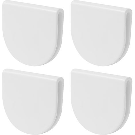 Clip de rideau de douche en plastique étanche, fixation de fenêtre domestique pour tapis antidérapants, décorations suspendues (1/5)