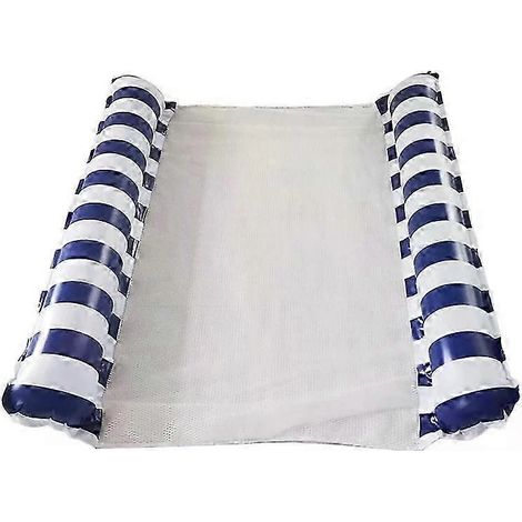 1/2 pièce de chaise de piscine gonflable en PVC durable et polyvalente, accessoires d'été, rangée flottante confortable 2025 (1/5)