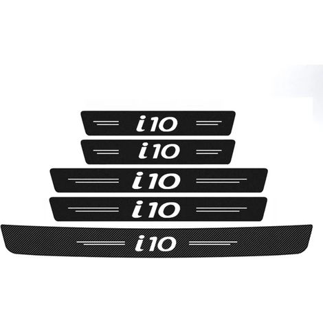 (5 pièces) Autocollants de protection pour seuil de porte et coffre de voiture HYUNDAI I10 : protection anti-rayures,film imperméable et protecteur (1/3)