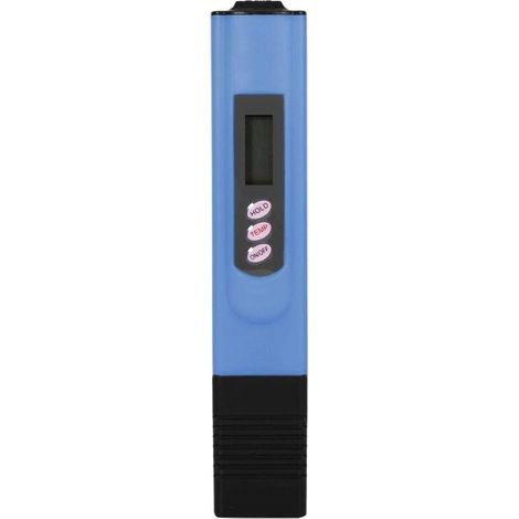 Testeur de qualité de l'eau, filtre de pureté, testeur TDS pour eau potable domestique, piscines, aquariums, culture hydroponique, etc., jaune (bleu)