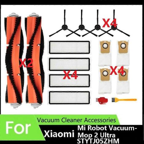 Accessoires pour aspirateur robot Xiaomi Mi Robot Vacuum-Mop 2 Ultra STYTJ05ZHM : sacs à poussière, lingettes de nettoyage, brosse principale et autres pièces détachées. (1/5)