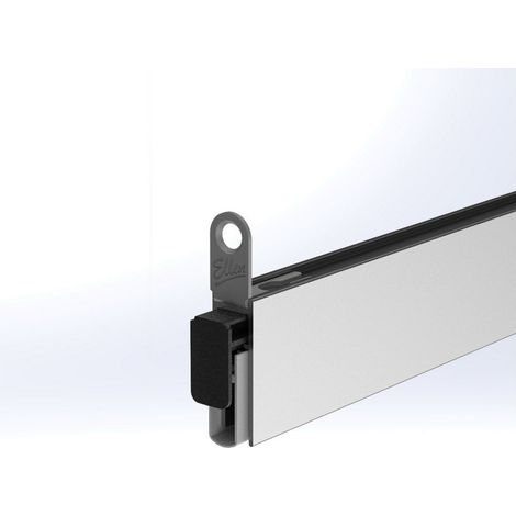 Türdichtung EllenMatic Soundproof Slim 1 stg.L.1083mm B.10mm Silik.blk silber (1/3)