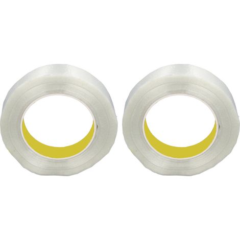 Lot de 2 rouleaux bande en fibre de verre adhésive 25 mm x 50 m pour expédition et fabrication électroménager (1/5)