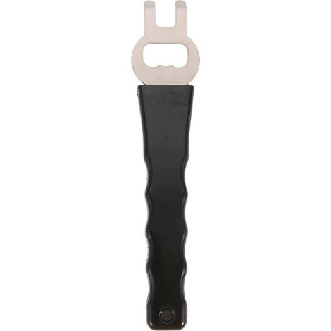 Pince de préhension pour barbecue, barre à mine résistante à la chaleur, accessoire de cuisine pratique pour barbecue-21.00X4.50X1.30CM-Black (1/4)