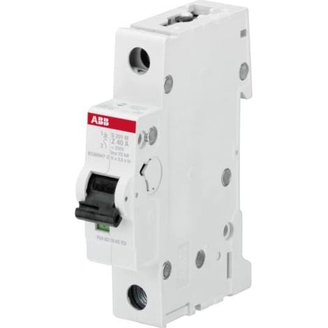Disjoncteur S201M 1P- 13A -Courbe K - 10,000A/15kA (1MODULE) 2CDS271001R0447 ABB 354187
