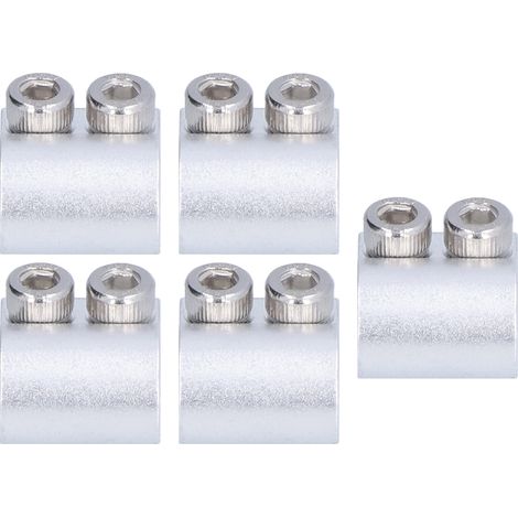 5 Pièces Accouplement d'Arbre Rigide en Alliage d'Aluminium Manchon Moteur Roue pour Machines Intelligentes 6000-0004-0006 (1/5)