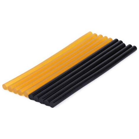Kit de réparation de carrosserie sans peinture avec 10 bâtonnets de colle thermofusible et outils pour le débosselage et le traitement anti-grêle. (1/5)