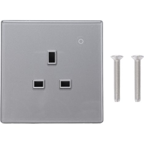 Smart Socket 16A 3000W Wireless Remote Control Timing Panel Smart Wall Outlet UK Plug 95‑245V WiFi Version (1/5)