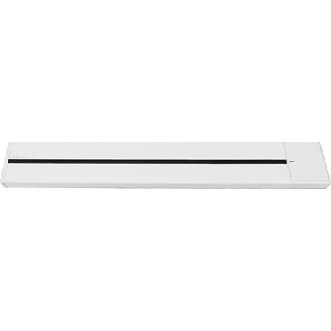 Rail d'alimentation électrique de surface avec prise amovible et interrupteur principal, 0,6 m, 110-250 V, blanc (1/5)