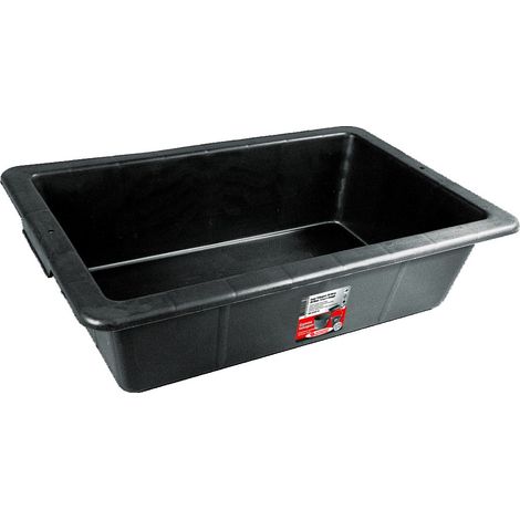 Taliaplast – Auge caoutchouc 12L – Dimensions 470x320x130 mm – Résistante aux chocs – Poignées intégrées pour transport facile – Contient 30% de matière recyclée