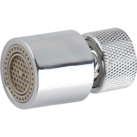 Mélangeur de cuisine orientable 360° avec bec anti-éclaboussure, aérateur prolongateur pour lavabo, accessoire de robinetterie en angle large. (1/5)