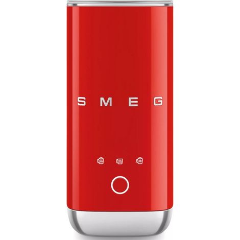 Espumador de leche automático Smeg MFF02RDEU estilo años 50, rojo (1/3)