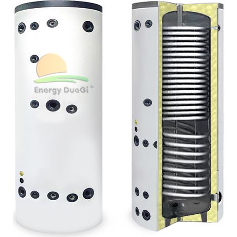 Termoaccumulo combinato alte prestazioni per pompe di calore Smartwarm HP - 400L (1/2)