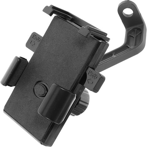 Support de Téléphone Voiture en Abs Noir, Fixation Solide et Pratique pour Navigation Embarquée, Design Simple et Élégant Adapté Tableau de Bord (1/5)