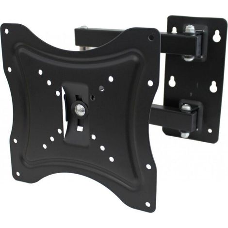 Support Mural Pour Téléviseur - 1 Pièce - Charge Max 35 Kg - Distance Mur 6,8 À 35 Cm - Compatibilité VESA 75x75 / 100x100 / 200x100 / 200x200 - Noir