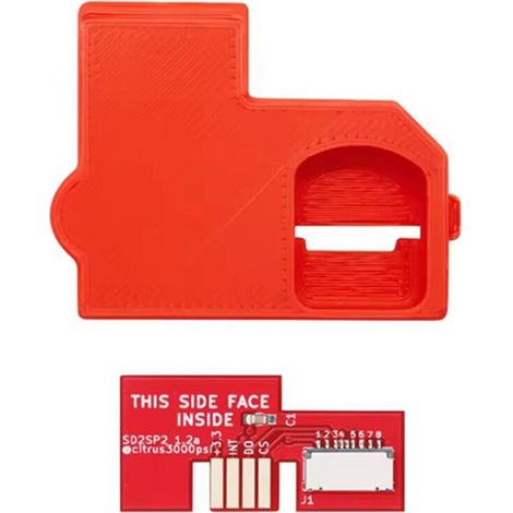 3D-gedruckte Schutzhalterung SD2SP2 für MicroSD-Kartenleser SD Load SDL, Adapter für NGC Gamecube-Spielkonsole