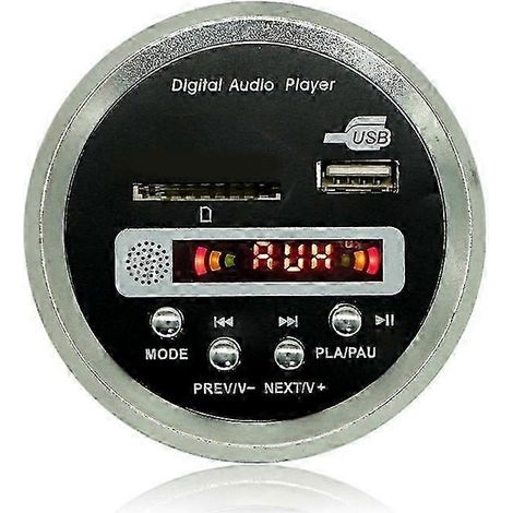 JQ-D122BT avec amplificateur Bluetooth, carte décodeur MP3, lecteur MP3 de voiture Bluetooth 5.0, décodeur FM USB, carte DS (1/5)