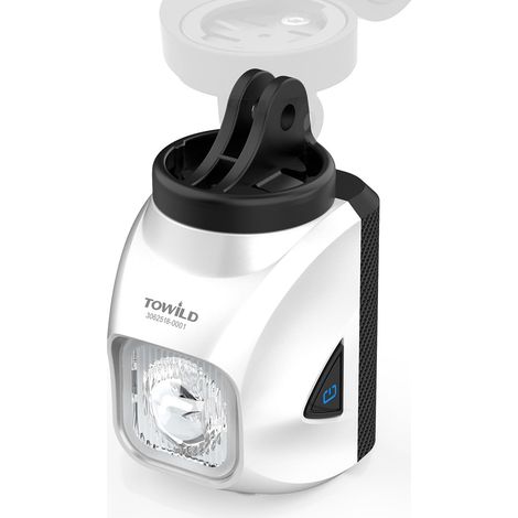 Lumière Vélo avec Télécommande, Lampe Vélo LED Suspendue 1200 Lumens, Rechargeable USB-C 3200mAh, Anti-éblouissement pour Vélo de Route et VTT, Phare Avant IPX6 éclairage Avant Vélo (1/5)
