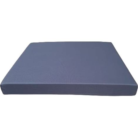 Coussin en mousse pour siège de sol, banc, imperméable, antidérapant, 160 x 80 x 10 cm, bleu Meli&Maia (1/5)