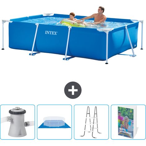 Intex Piscine Tubulaire Rectangulaire - 260x160x65 cm - 5-pièces SCB122 (1/5)