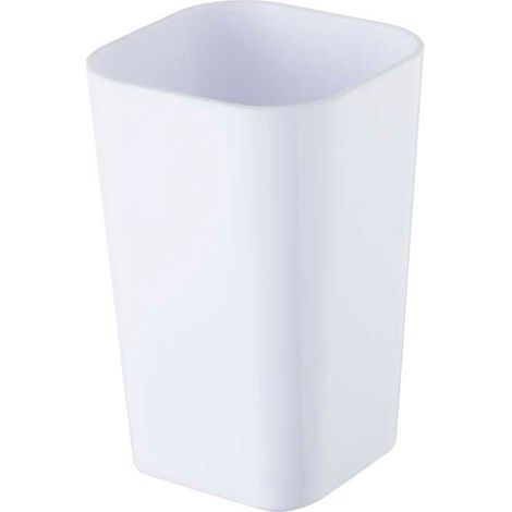 Tazza cosmetica semplice, bianca, 1 pz. (1/2)