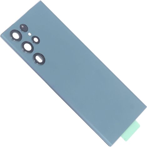 Coque arrière de remplacement pour Galaxy S22 Ultra, panneau arrière en verre avec stylet tactile et kit d'outils de réparation (vert) (1/5)