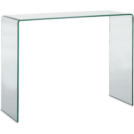 Console verre trempé 110cm