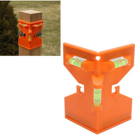 Jauge d'angle fixe pour tuyaux, niveau à bulle miniature à alcool de haute précision pour l'installation de tuyaux et de poteaux en bois (1/5)